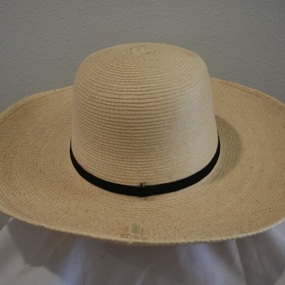 Sun Body Obbie Hat Size 7 (56) Woven Straw Black Ribbon main image 7
